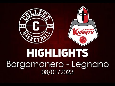 Highlights Borgomanero - Legnano del 08/01/2023