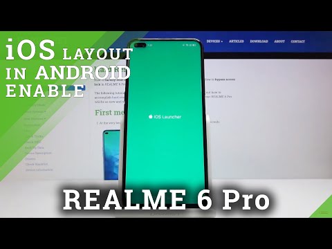 How to Install iOS Launcher in REALME 6 Pro – Fake iOS Menu