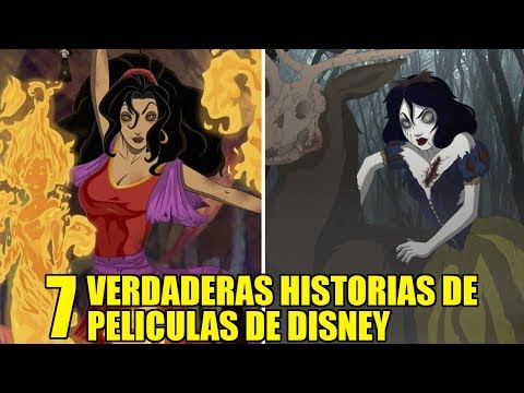 7 VERDADERAS HISTORIAS de PELICULAS de CUENTOS INFANTILES de DISNEY