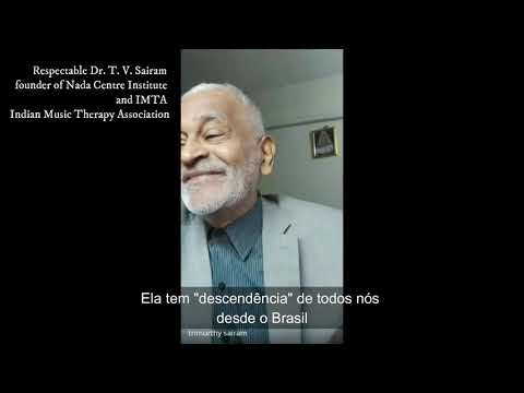 Dr. T.V. Sairam do Nada Centre / IMTA fala sobre Ana Rita Simonka