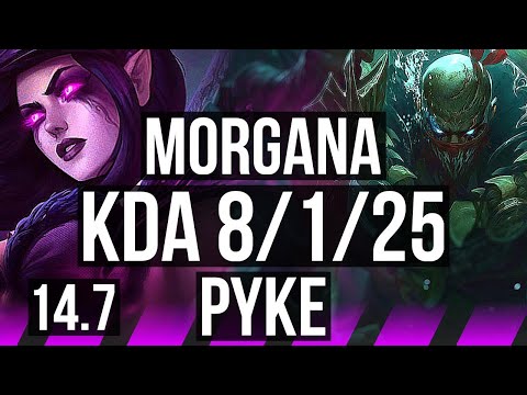 MORGANA & Caitlyn vs PYKE & Lucian (SUP) | 8/1/25, Dominating | BR Diamond | 14.7