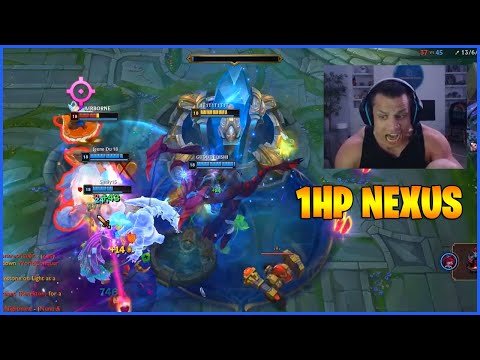 1 HP Nexus Comeback - LoL Daily Moments Ep 1938