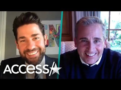 John Krasinski & Steve Carell Celebrate 'The Office' 15th Anniversary With Virtual Reunion