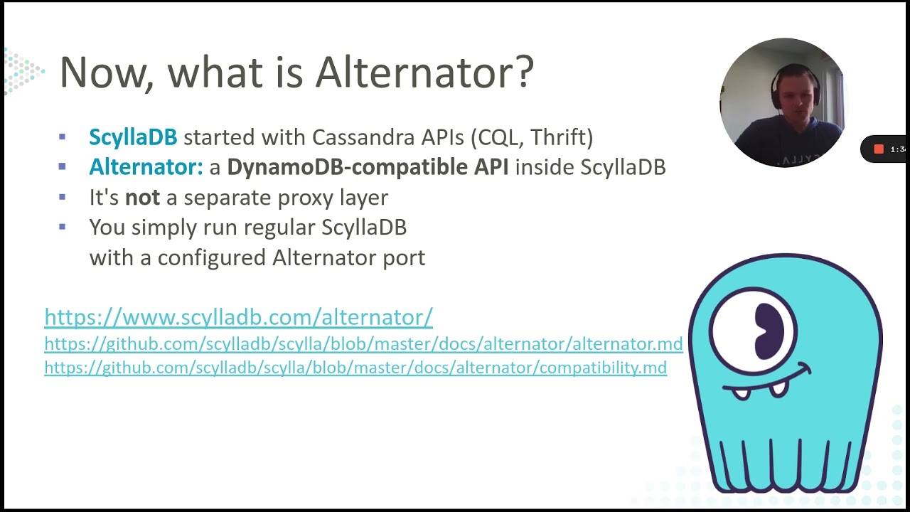 Alternator: an open-source DynamoDB-compatible API - Piotr Sarna