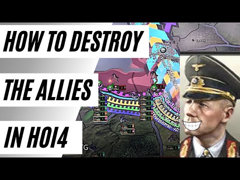 The EASIEST World Conquest Guide To DESTROY The Allies As Germany In HOI4