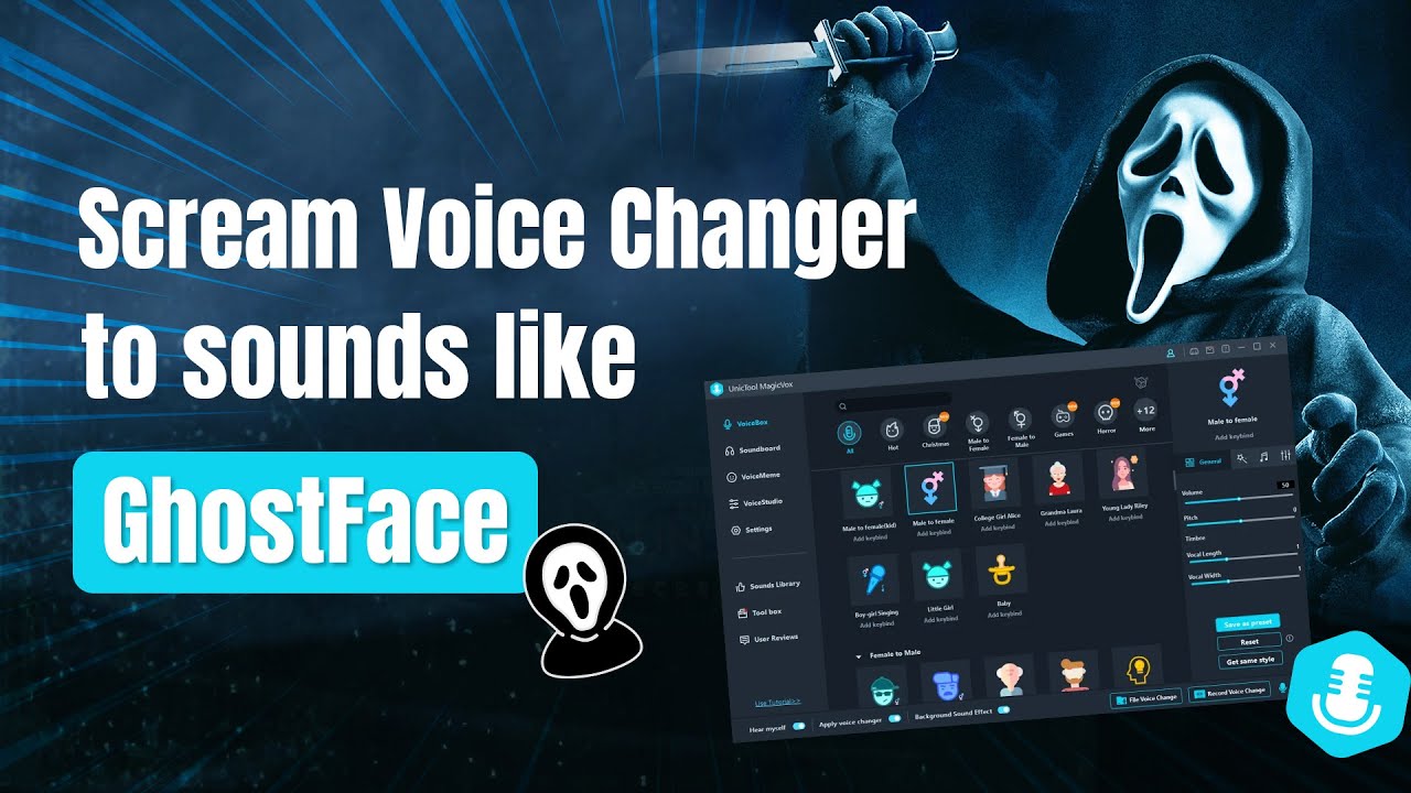 scream voice changer YouTube video