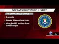 FBI Omaha Office Arrests Alleged Child Sex Abuse Offenders As Part Of Nationwide Effort