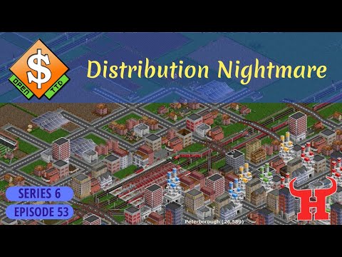 Distribution Nightmare - 🚂 OpenTTD 🚄 UK Quad Challenge Lets Play S6 E53