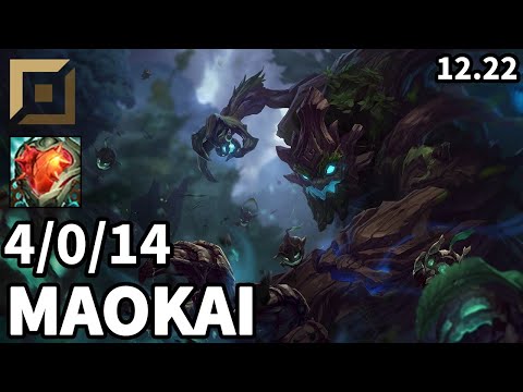 Maokai Top vs Pantheon - KR Master | Patch 12.22