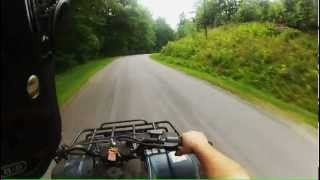 preview picture of video 'Short ATV trail ride - GoPro HERO2'