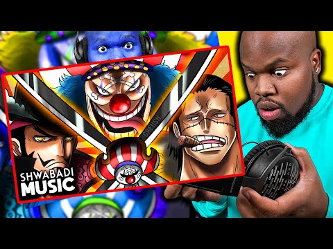 UK TRIO IS BACK! | Buggy, Crocodile & Mihawk Rap | Shwabadi, Rustage and Connor Quest! [REACTION]