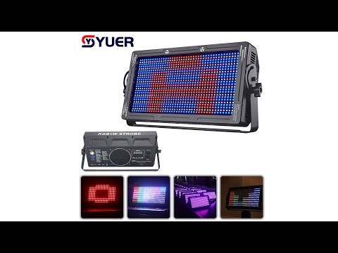 YUER™ Copy Martin 250W LED RGB+W 48 Segments Strobe Light Horse racing Flash Effect Stage Lighting