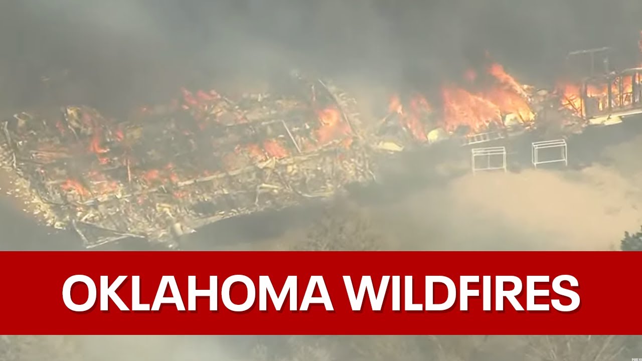 Wildfires burning in Oklahoma