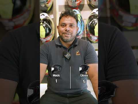 Matt vs gloss Helmets