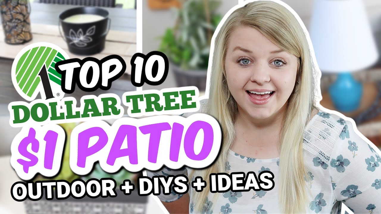 Genius DOLLAR TREE Outdoor + Patio Decor Ideas (incredible DIYS and HACKS!) 2023