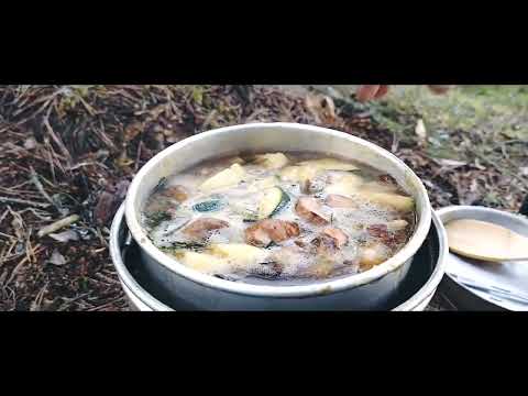 Trangia Woodland Cooking   Vegetable stew in Monadh Mor