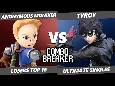 CB 2019 SSBU - 3 | Anonymous Moniker (Mii Sword) Vs. AG | Tyroy (Pichu, Joker) Smash Ultimate L. T16