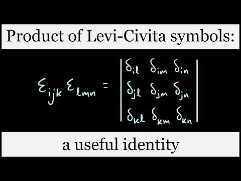Product of Levi-Civita symbols: a useful identity involving the Kronecker delta