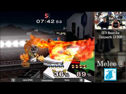Melee at JJ's #27 - Jace (Fox/Falcon) vs. Ross (Falcon) - Winners Bracket