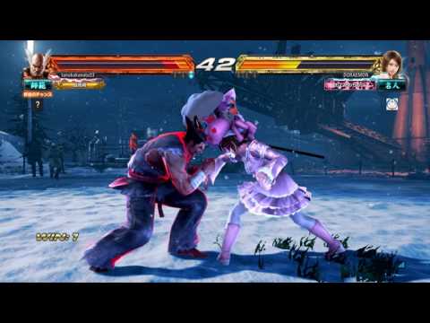 【鉄拳7】三島平八VSアスカ【昇格試合】