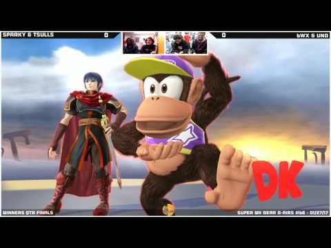 WBB #68 | 6WX & Uno vs Sparky & Tsulls - Winners Qtr Finals - Smash 4 Doubles