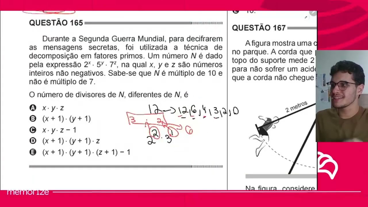 Resolução em Vídeo — Questão 146 ENEM 2014