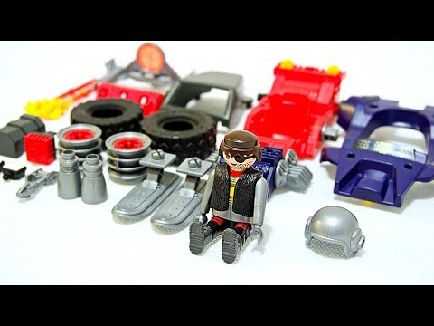 Playmobil Snowmobile Speed Build - Stop Motion Video 플레이모빌 스노우모빌 스톱모션