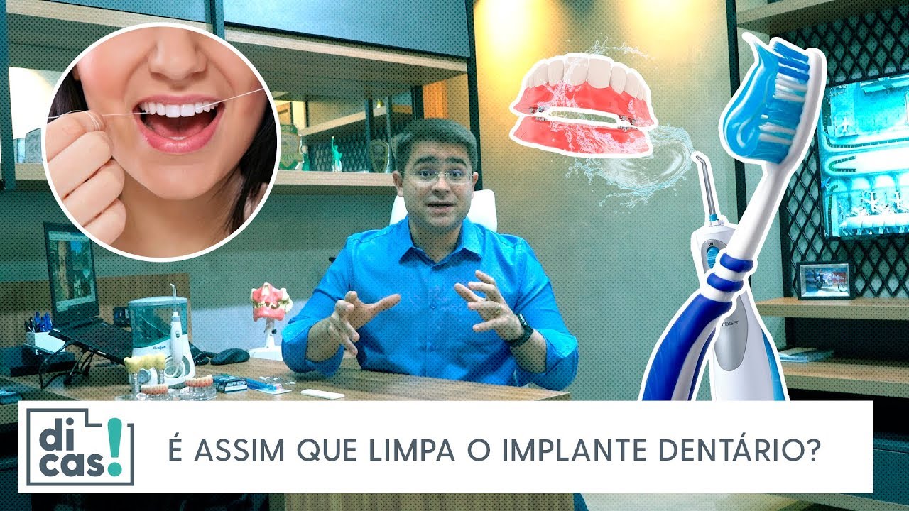 Como higienizar seu implante dentário