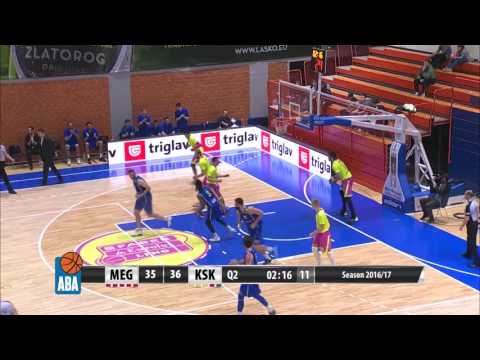 ABA Liga 2016/17 highlights, Round 26: Mega Leks - Karpoš Sokoli (10.3.2017)