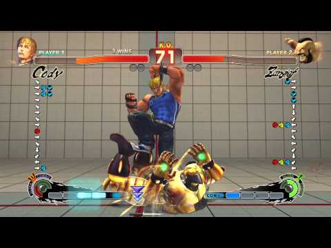 Ultra Street Fighter IV battle: Cody vs Zangief