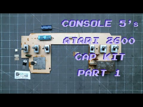 CONSOLE5'S ATARI 2600 CAP KIT INSTALL PART 1 [REPAIR]