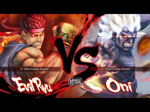 Evil Ryu vs Oni (HARDEST AI) ULTRA STREET FIGHTER IV