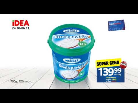IDEA: Super cena uz Super karticu 24.10. - 06.11.2016.