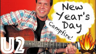Guitar Lesson: How To Play U2's "New Year's Day" - Campfire Edition!
