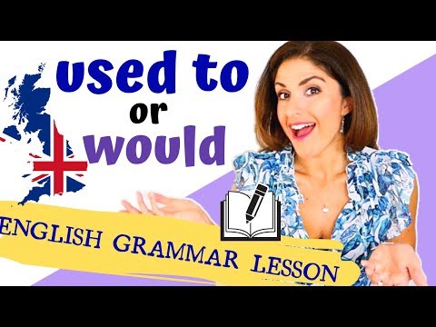 USED TO and WOULD | ENGLISH GRAMMAR | Talking about PAST actions and STATES