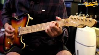 Video thumbnail for REVIEW Schecter Vintage Sunburst Telecaster Pete Townhend 1986 USA By Fusion Music by Fusionmusic Studio