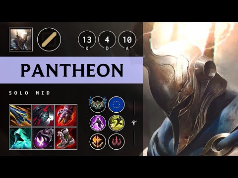 Pantheon Mid vs LeBlanc - EUW Challenger Patch 25.17