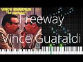 🎹 Freeway, Vince Guaraldi, Synthesia Piano Tutorial