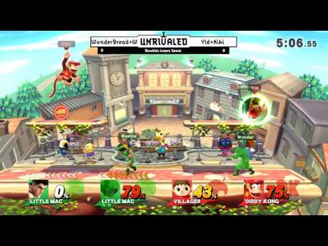 Unrivaled 5 WiiU - YLD + Kiki vs Wonderbread + Weenie - Doubles Losers Semis
