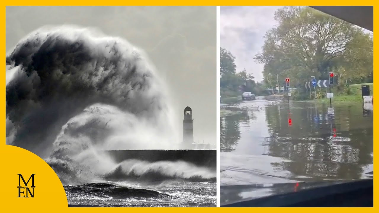 Heavy rain causes flooding and disruption around UK