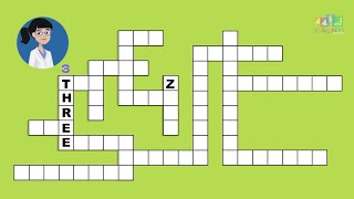 Palavras cruzadas - Caça palavras numeros em inglês