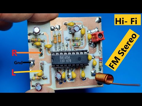 How To Make Fm Stereo Transmitter - Diy Hi-Fi Transmitter