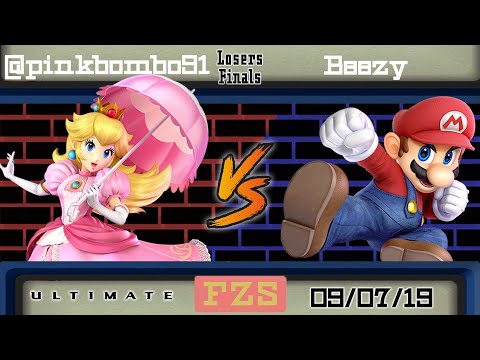 @pinkbombo91 (Peach) vs. Beezy (Wolf, Cloud, Mario, ROB) - Losers Finals - Flat Zone Sep