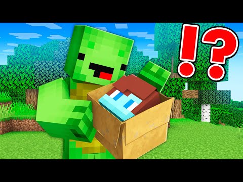 How JJ Found Mikey’s DIAMOND HEAD in The Minecraft Box? Maizen Challenge JJ and Mikey