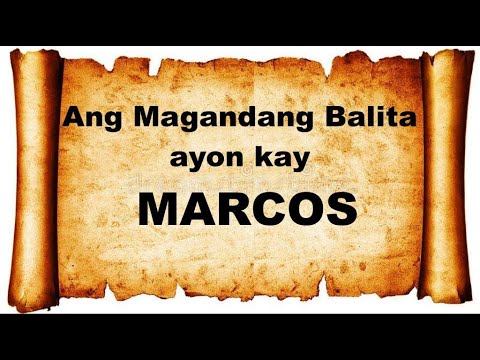MARCOS 1-16 : Audio & Text Bible (Tagalog) Dramatized I #bible #salitangdiyos #audiobible