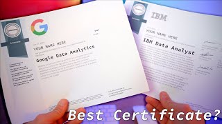Google vs IBM Data Analyst Certificate - BEST Certificate for Data Analysts