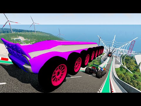 Epic High Speed Car Jumps #4 – BeamNG.Drive