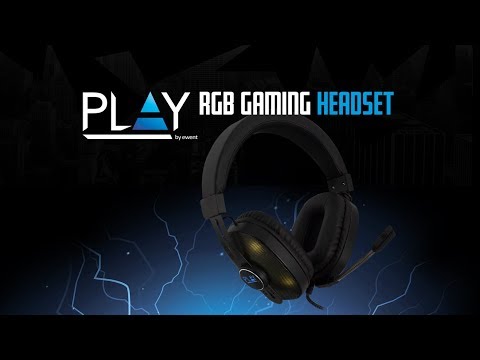 PL3321 Over-ear Gaming Headset met microfoon en RGB leds