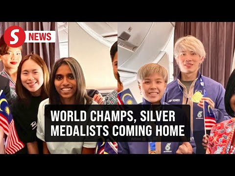 World champs and silver medalists flying home