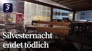 Feuer und Explosion in Schweizer Skiort